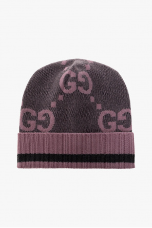 Beige Beret with logo Ganni - Vitkac Italy